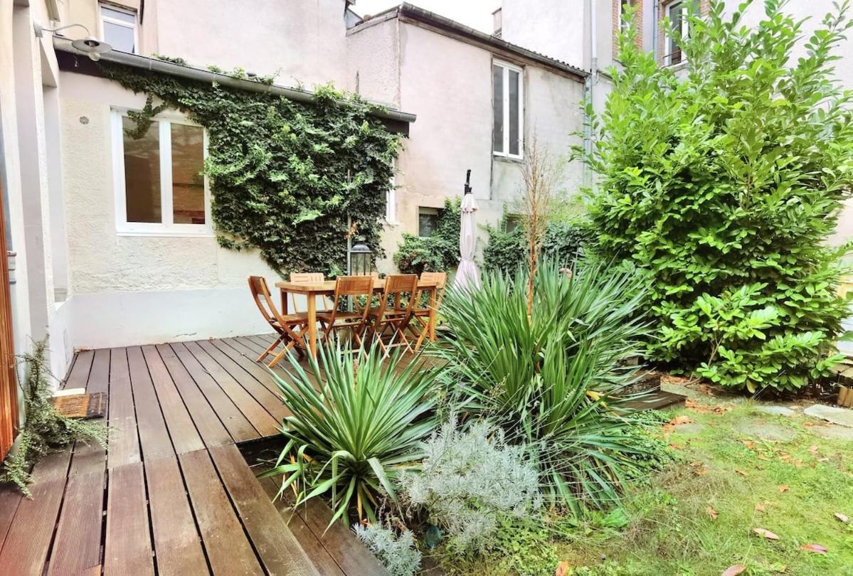 Maison De Ville Avec Terrasse Et Jardin Реймс Экстерьер фото